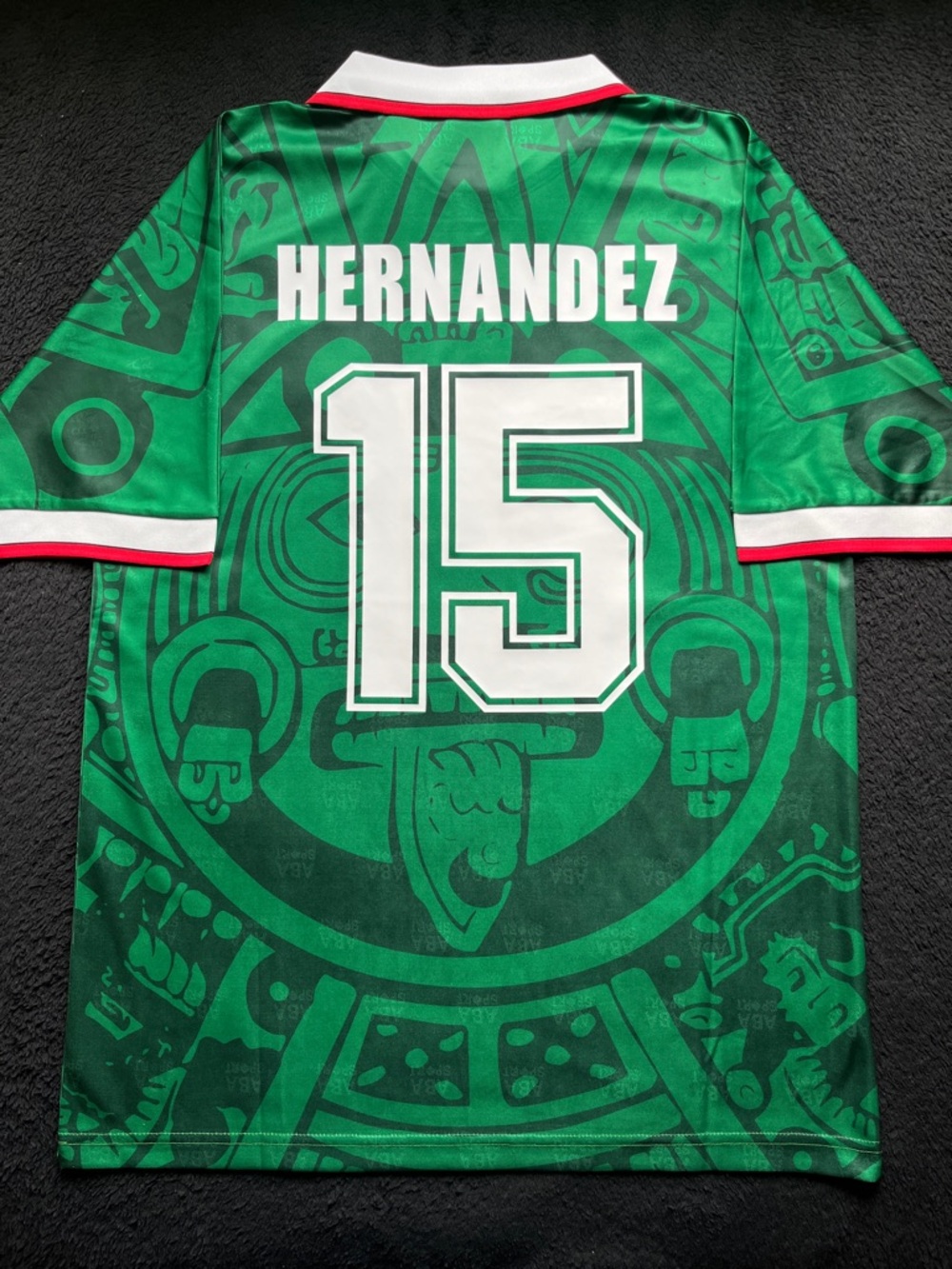 Hernandez #15 Mexico Jersey Retro 1998 World Cup Home Soccer Kit
